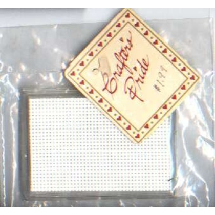 Happy Frame with 14ct vinyl weave CrossStitch fabric