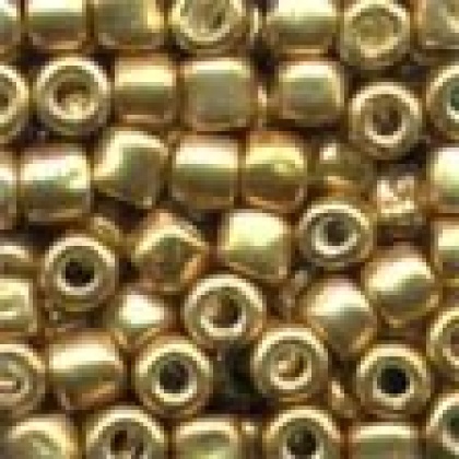 Pebble Beads Old Gold #05557 Galvanized 3/0 5.5 mm