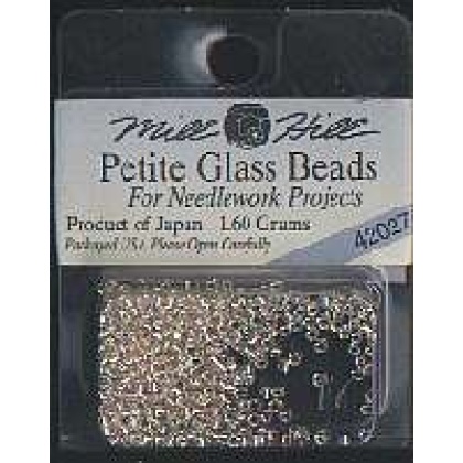 Petite Seed Beads Champagne #42027 Silverlined 15/0 ( 2 mm )