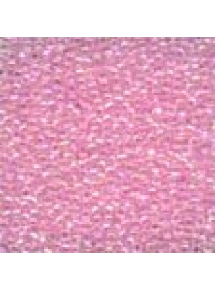 Petite Seed Beads Crystal Pink #42018 Dyed Rainbow 15/0 ( 2 mm )