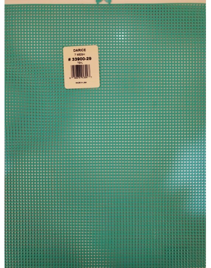 Plastic Canvas 7 Count 10x13 Teal