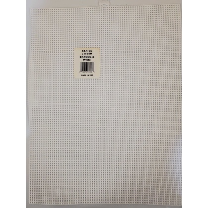 Plastic Canvas 7 Count 10x13 White