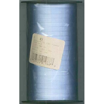 Poly curling ribbon LIGHT BLUE 9/16 inch by 500 yards