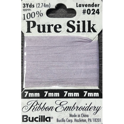 Pure Silk Ribbon Embroidery Lavender (3yd)