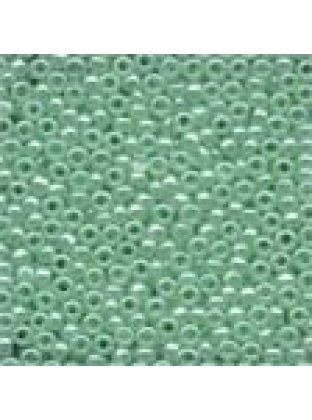 Seed Beads Light Green #00525 Opaque Luster 11/0 ( 2.5 mm ) 4.54 grams