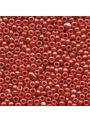 Seed Beads Red #00968 Opaque Luster 11/0 ( 2.5 mm ) 4.54 grams