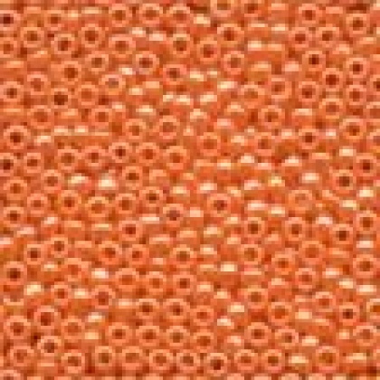 Seed Beads Tangerine #00423 Opaque Rainbow 11/0 ( 2.5 mm ) 4.54 grams
