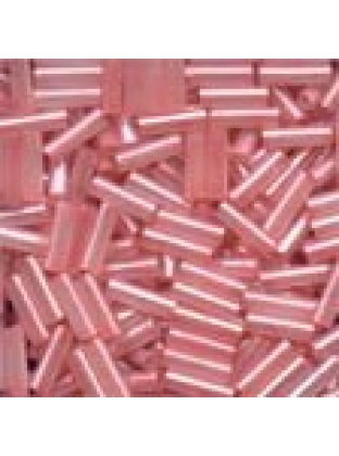 Small Bugle Beads Dusty Rose #72005 Inside Color 11/0 ( 6 mm Long)