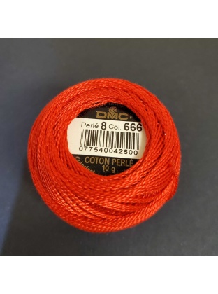 DMC Pearl Cotton Thread #8 - Red