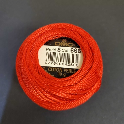 DMC Pearl Cotton Thread #8 - Red