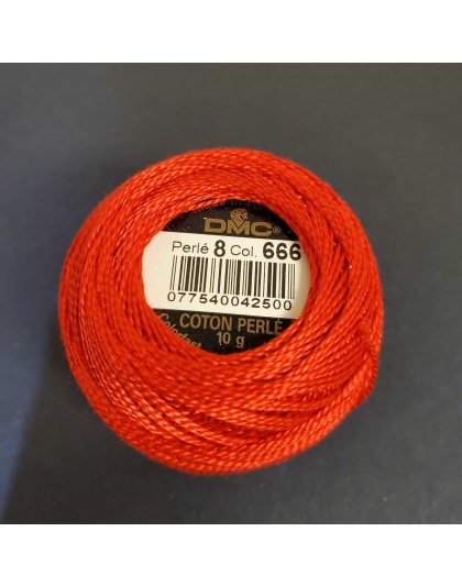 DMC Pearl Cotton Thread #8 - Red