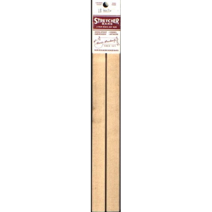 18 inch mini stretcher bars, 2 pair make any size, all solid wood, half inch square