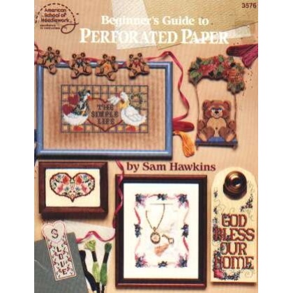 Beginners guide to Perforated Paper CrossStitch embroidery book 17 pages, 3576