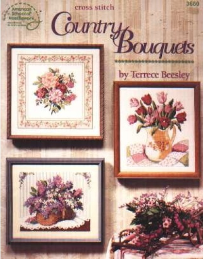 Country Bouquets for CrossStitch, 3680