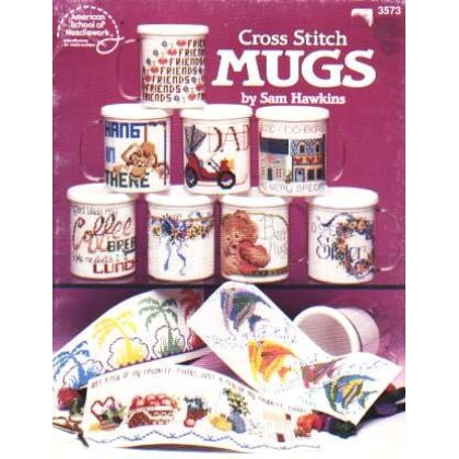 CrossStitch MUGS booklet, 17 pages!, 3573 **LAST ONE**