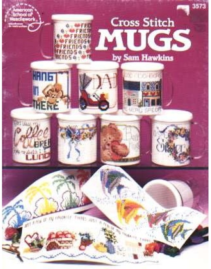 CrossStitch MUGS booklet, 17 pages!, 3573 **LAST ONE**