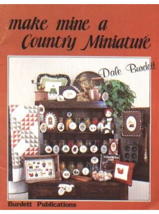 Make mine a country miniature CrossStitch book by Dale Burdett *Last one*