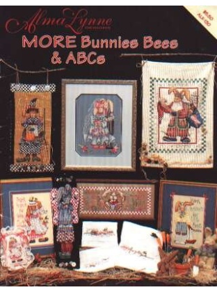 More bunnies bees and ABCs CrossStitch booklet 21 pages! ALX-130 *LAST ONE*