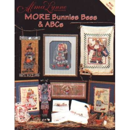 More bunnies bees and ABCs CrossStitch booklet 21 pages! ALX-130 *LAST ONE*