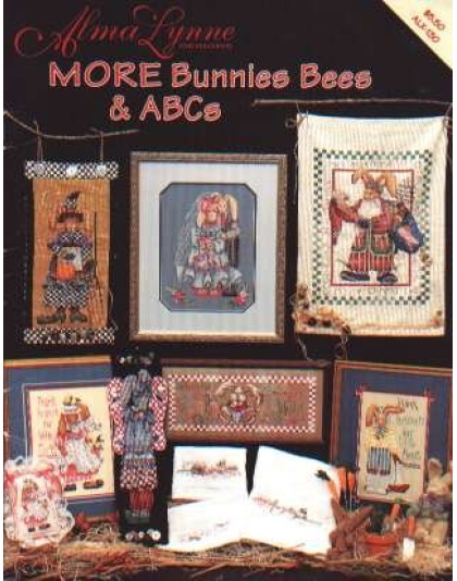 More bunnies bees and ABCs CrossStitch booklet 21 pages! ALX-130 *LAST ONE*