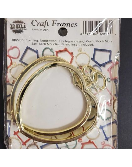 Needlemagic Craft Frames - Gold Heart