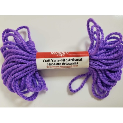 Needloft Craft Yarn - Bright Purple