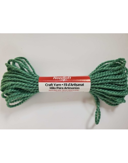 Needloft Craft Yarn - Christmas Green