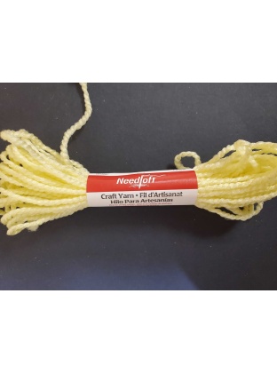 Needloft Craft Yarn - Lemon