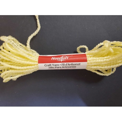 Needloft Craft Yarn - Lemon