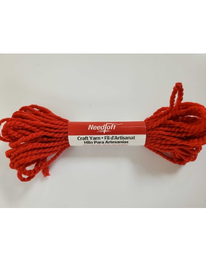 Needloft Craft Yarn - Red