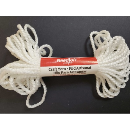 Needloft Craft Yarn - White