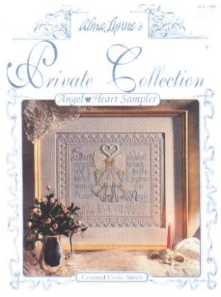 Private collection, angel heart sampler CrossStitch booklet