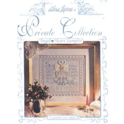 Private collection, angel heart sampler CrossStitch booklet