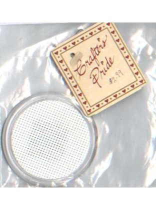 Stitch-a-Magnet, small, includes 14ct 2 1/4 inch vinyl weave crosstitch fabric