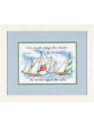 Adjusting Our Sails Counted CrossStitch kit