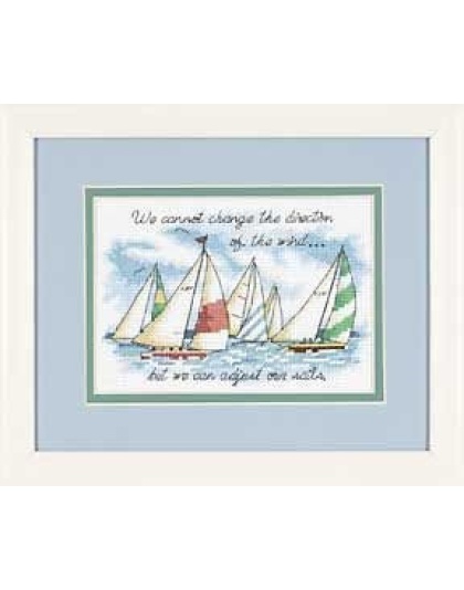 Adjusting Our Sails Counted CrossStitch kit