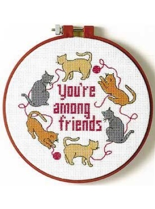 Among Friends Counted CrossStitch kit