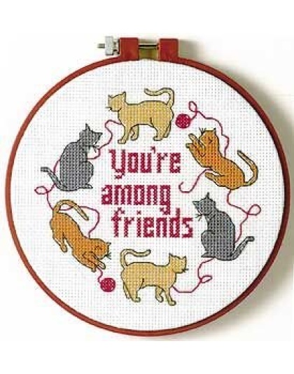 Among Friends Counted CrossStitch kit