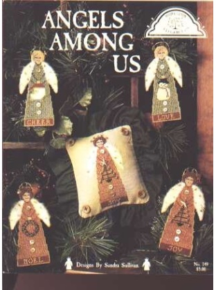 Angels among us CrossStitch leaflet by Sandra Sullivan, 149