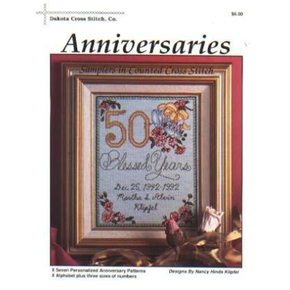 Annivesaries seven personalized anniversary patterns by Dakota CrossStitch