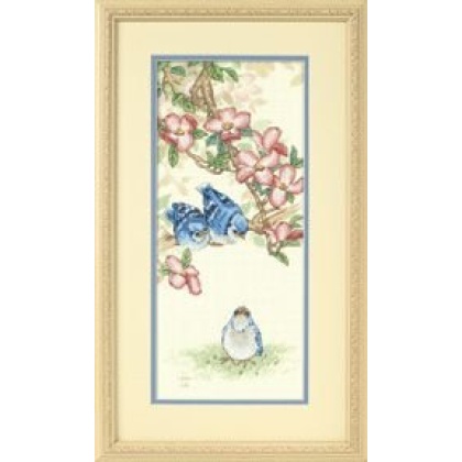 Baby Blue Jays Counted CrossStitch kit