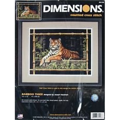 Bamboo Tiger Counted CrossStitch kit