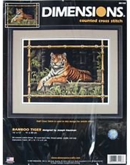 Bamboo Tiger Counted CrossStitch kit