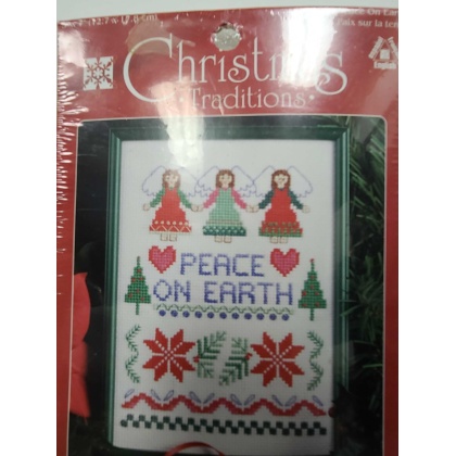 Christmas peace of earth cross-stitch