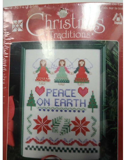 Christmas peace of earth cross-stitch