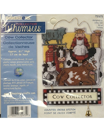 Collector Whimsies Cow Collector Counted CrossStitch