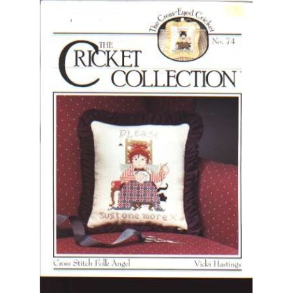 CrossStitch folk angel by Vicki Hastings, Cricket collection 74