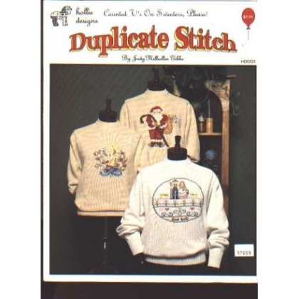 Duplicate stitch counted v's on sweaters, please HDDS3