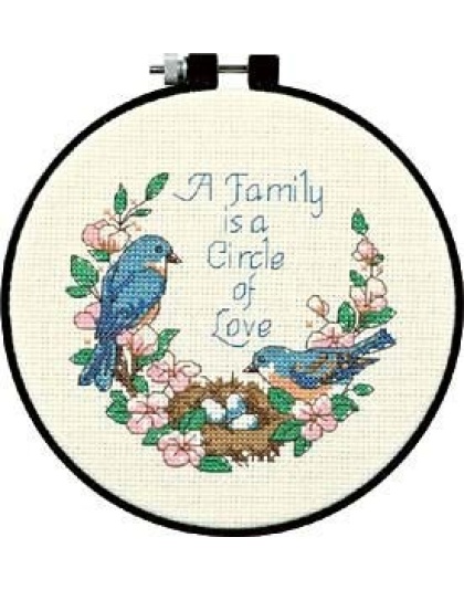 Family Love Counted CrossStitch kit