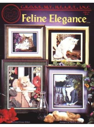 Feline Elegance counted CrossStitch, csb-147